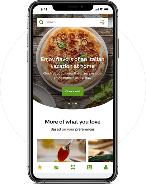 HomeID app image on phone view